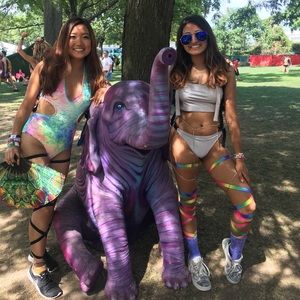 iHeartRaves Swim - iheartraves velvet tie dye rave bodysuit iHeartRaves Swim - iheartraves velvet tie dye rave bodysuit